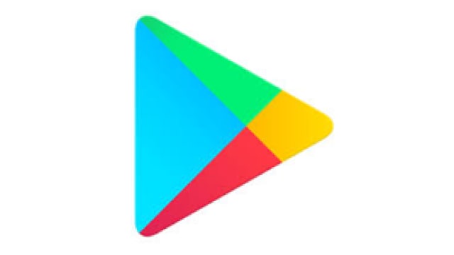 Google Play Store logo featuring a multicolored triangle.