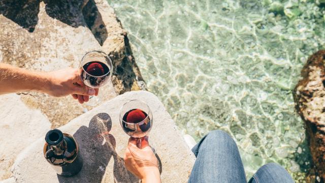 Weinprobe Sommer